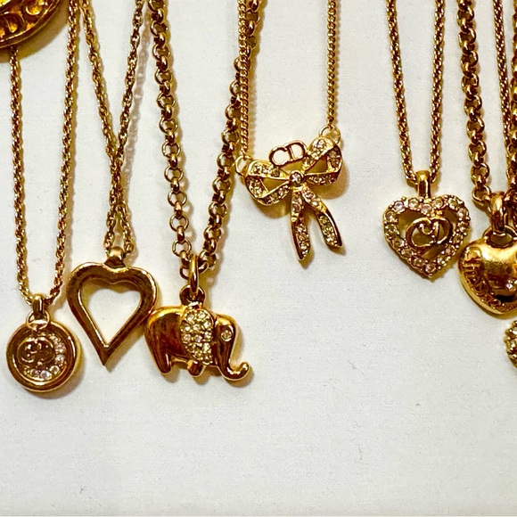 Vintage Gold Plated Dior Necklaces - Picture 9 of 12
